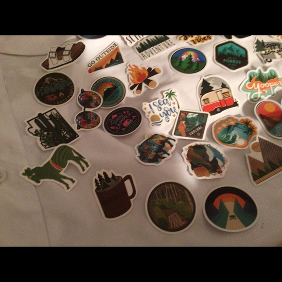 Nature camping stickers VSCO laptop hydro flask - Picture 9 of 16